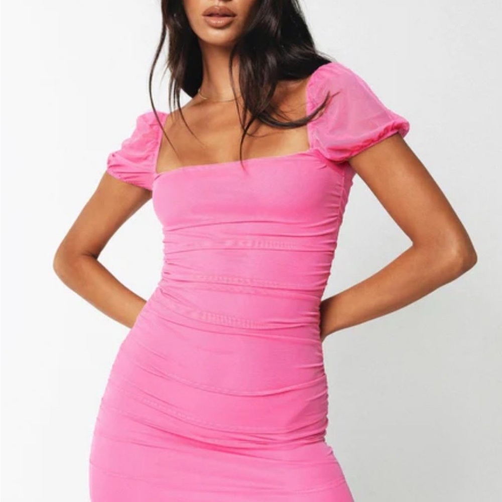 Princess Polly Vibrant Pink Mini Dress